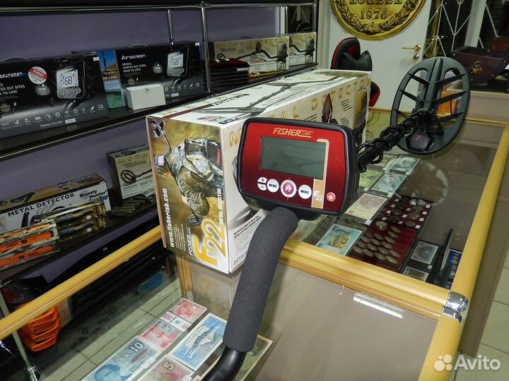 Металлоискатель Fisher F - 22 катушка DD