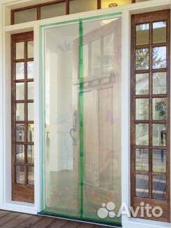 Новая антимоскитная дверная сетка на магнитах