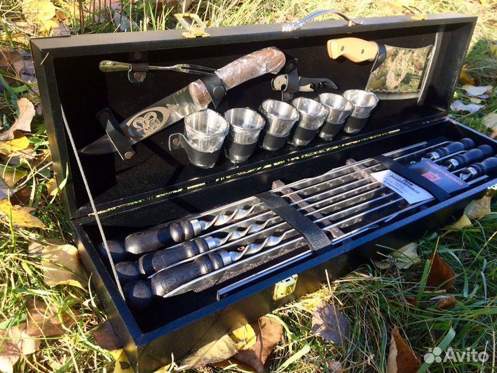 Подарочный набор шампуров путник