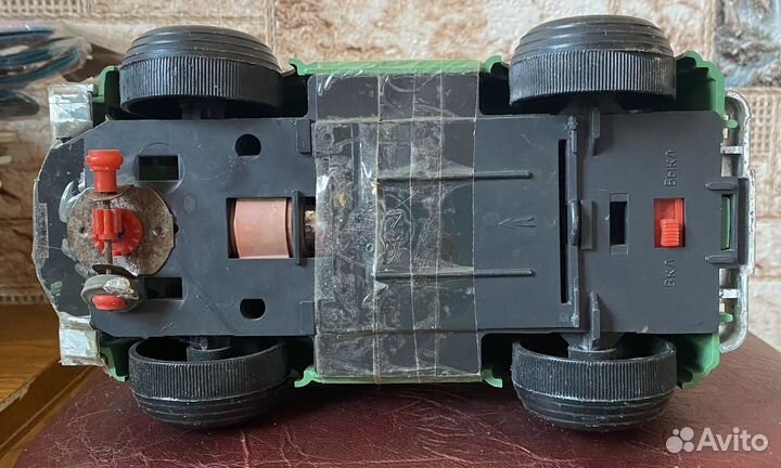 Игрушка СССР. Мишка автомобилист