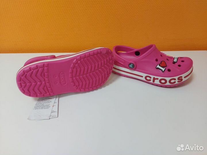 Кроксы женские новые crocs розовые