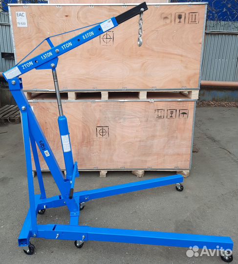 Кран гидравлический гаражный гусь 2 тонны ES0402