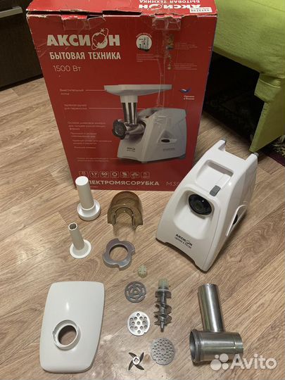 Мясорубка электрическая Аксион М 35.03 белый