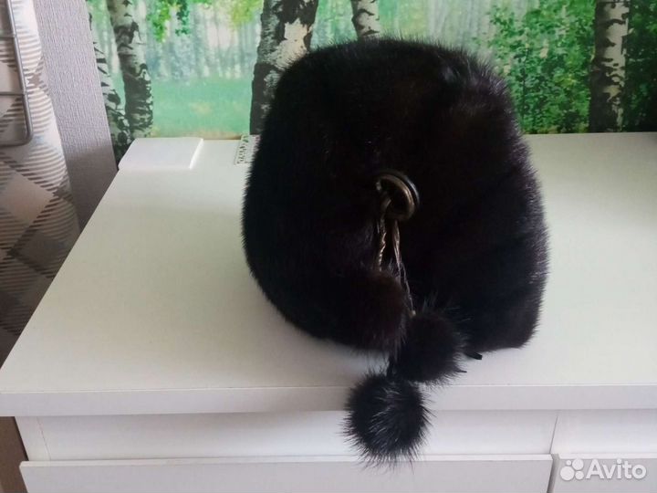 Шапка норковая женская