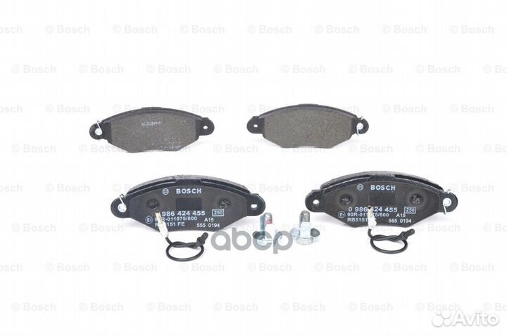 0 986 424 455 643 01 колодки дисковые п Renau