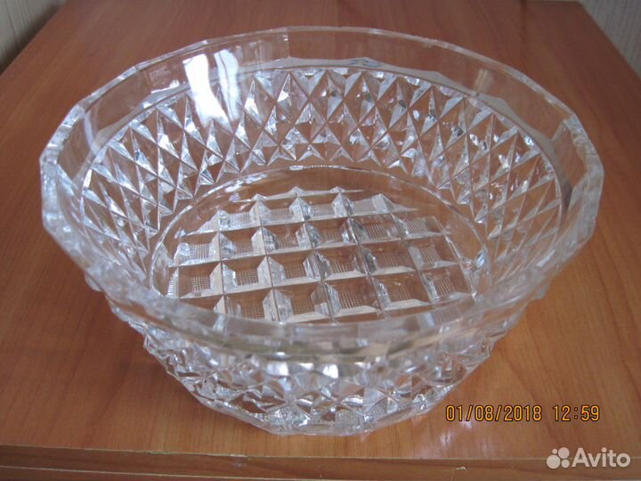 Ваза хрусталь