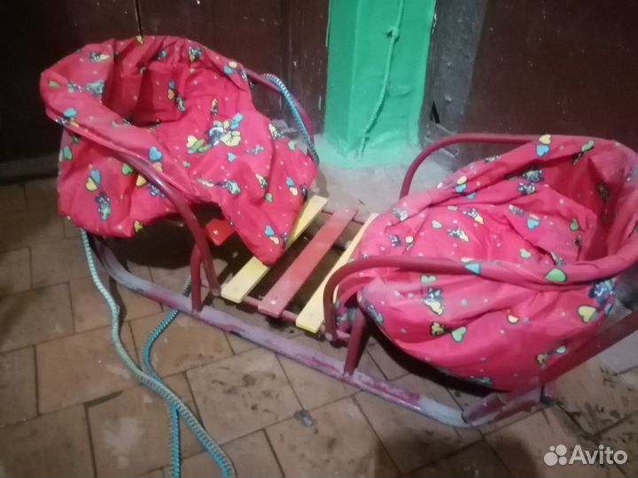 Санки для двойни бу