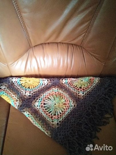 Оренбургское пуховое пончо