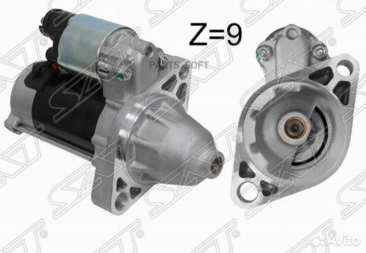 Стартер Honda Accord 02-13 / Civic 00-06 / CR-V 01-06 / Stream 00-06 / Acura RSX 02-04 (1,6 kW/ Z9)