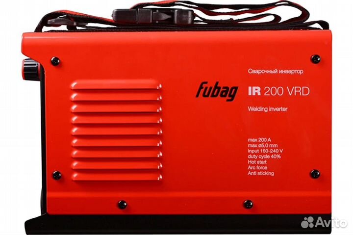 Инвертор MMA сварки fubag IR 200 VRD 41328