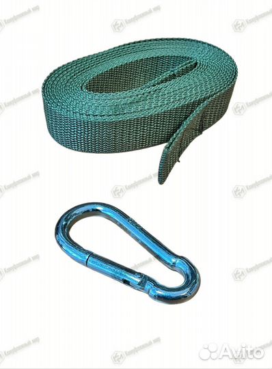 Стропа с карабином тактическая для эвакуации