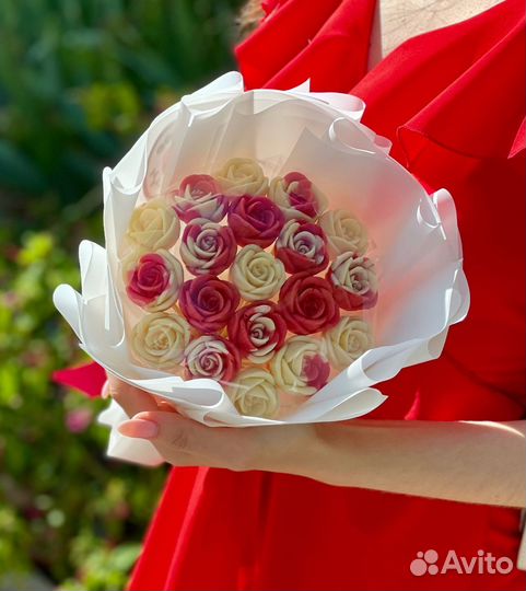 Букет из шоколадных роз