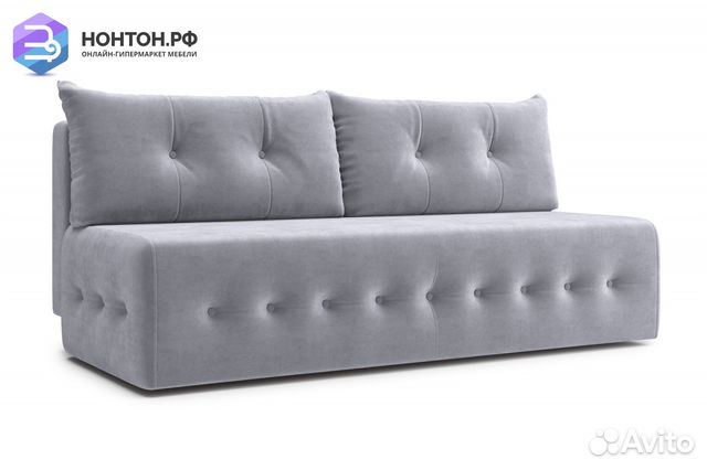 Диван еврокнижка Сити серый