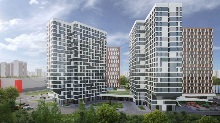 Апартаменты-студия, 21,9 м², 13/21 эт.