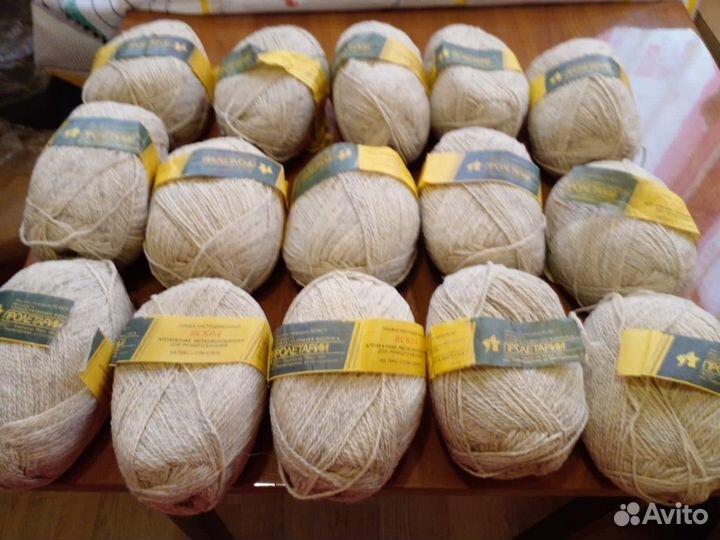 Пряжа для вязания шерсть 100