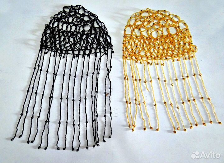 Шапочки из бисера и бусин