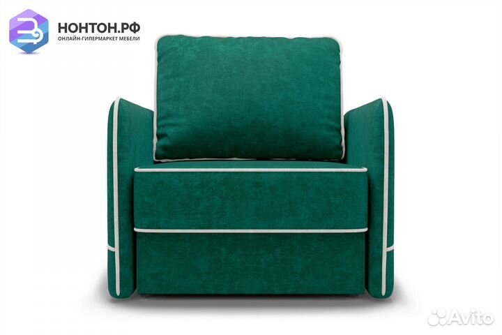 Кресло еврокнижка Энерджи изумрудное