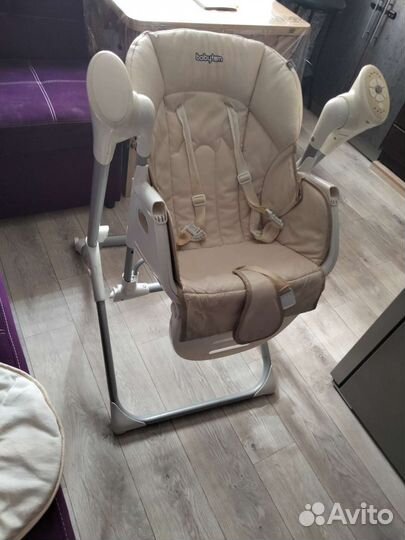 Стул для кормления + качели 2 в 1 babyton