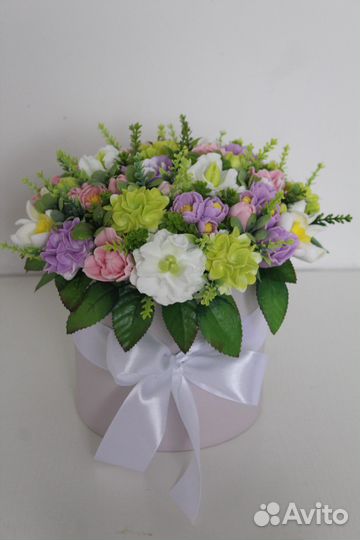 Букет цветов из мыла
