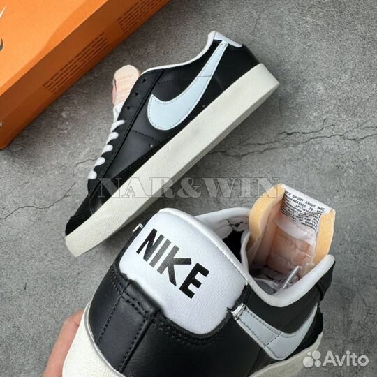 Кроссовки nike blazer MID 77 черные