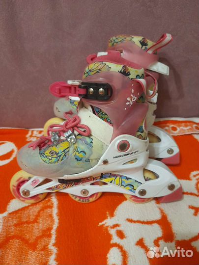Роликовые коньки детские раздвижные