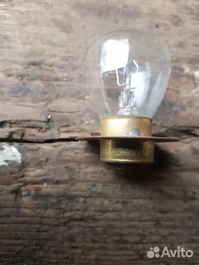 Лампа тракторная двухконтактная 24в 60/40кд1