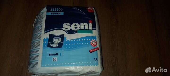 Подгузники для взрослых seni 1 super