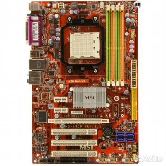 Материнская плата бу MSI MS-7369 VER. 1.1 K9N Neo