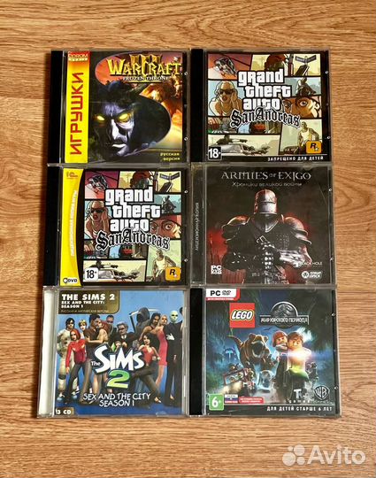 Диски игры на пк