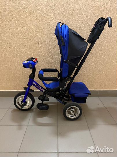 Детский трехколесный велосипед коляска