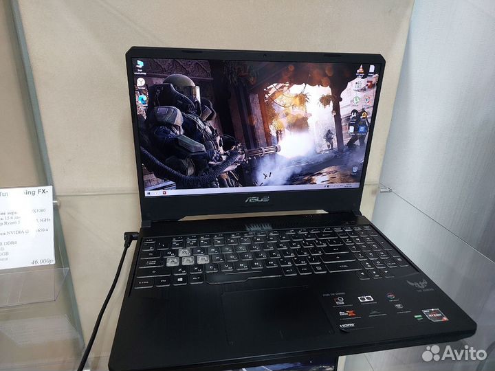 Игровой ноутбук asus tuf gaming fx 505dt