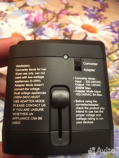 Преобразователь с 220v на 110v до 2000 Вт