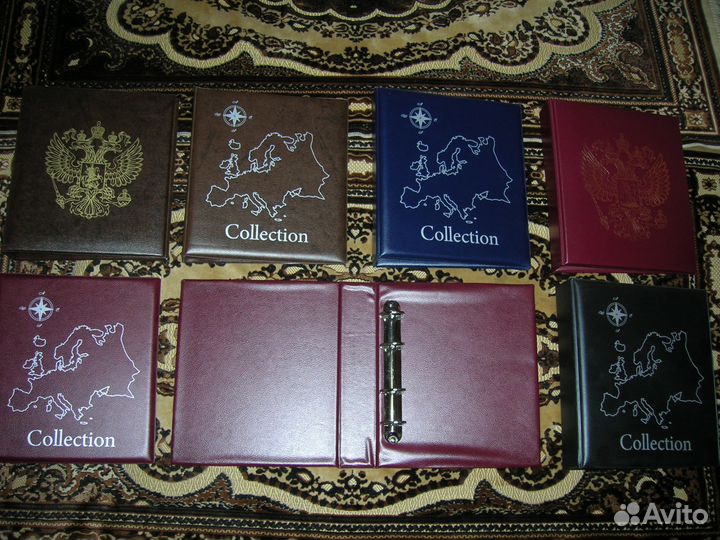 Альбомы кольцевые и листы для монет и банкнот