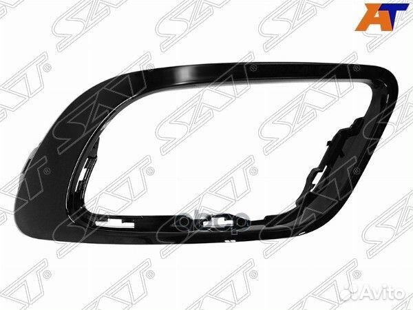 Молдинг оправы птф renault fluence 13-17 RH чёрный