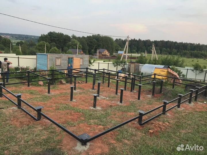 Винтовые сваи под ключ