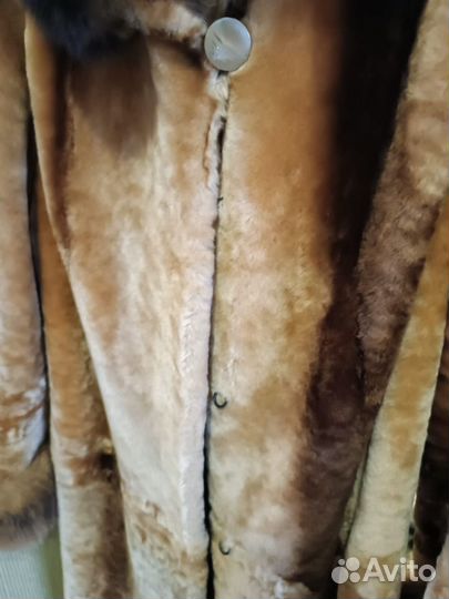 Шуба натуральная овчина 46 48
