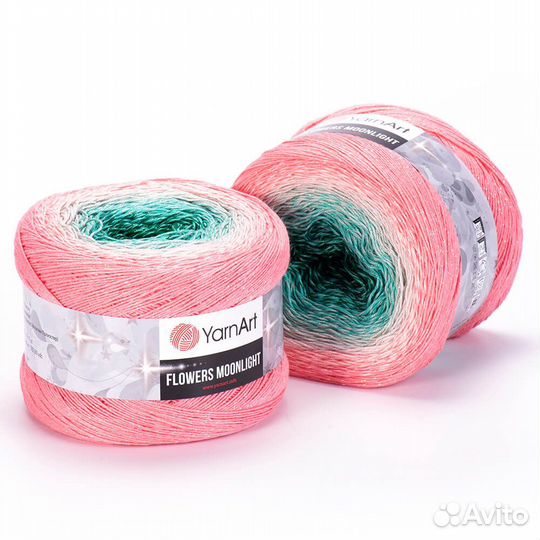 Пряжа yarnart flowers Moonlight