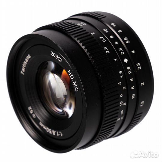 Объектив 7artisans 50mm F1.8 Fuji X