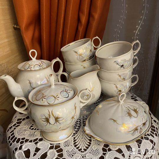 Фарфоровый чайный сервиз СССР