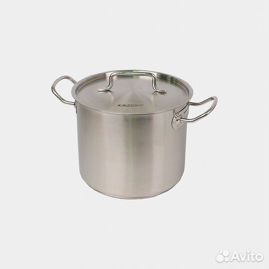 Кастрюля нерж. общепит 7,0л d22 см с трс-3 Катунь