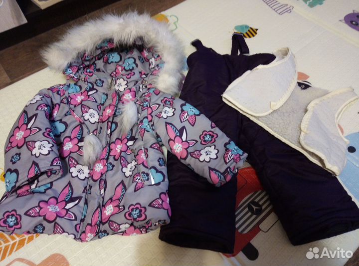 Костюм зима для девочки 80-86