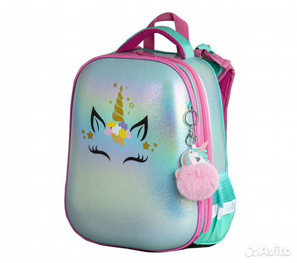 Ранец brauberg shiny, 2 отд. с брелком, 