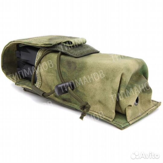 Подсумок на 2 магазина ак-серии Wartech MP-105 мох