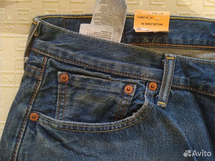 Джинсы Levis 501 Skinny Мексика (0014) W36xL34