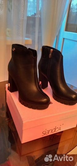 Ботинки демисезонные женские натуральная