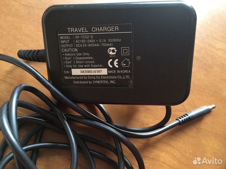 Автозарядка Benefon для Nokia, Travel charger