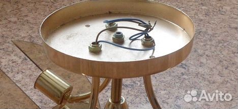 Люстра потолочная и бра - б/у