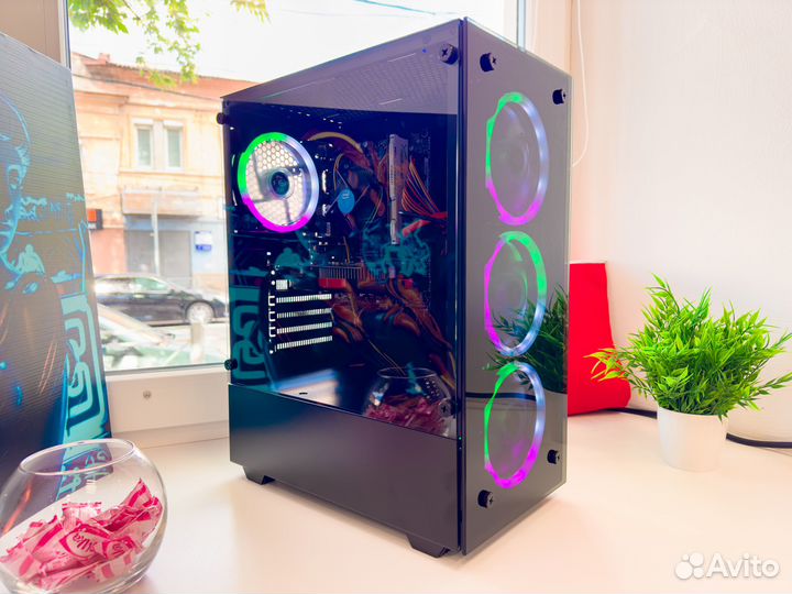 Игровой пк i3 7100 DDR4