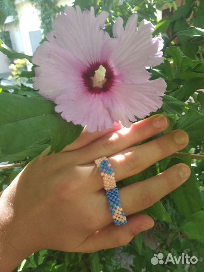 Кольцо из бисера