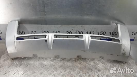 Молдинг бампера задний (накладка) skoda yeti 1 (1N